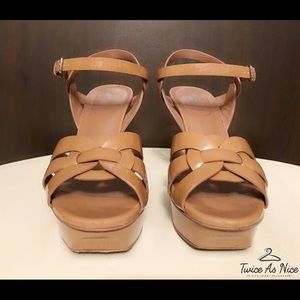 YSL Tribute Mid-Heel sandal .Slightly Worn